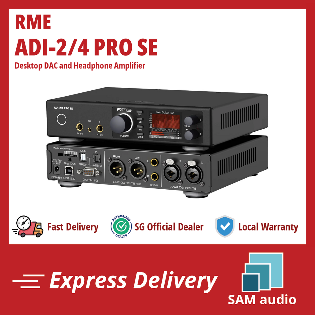 [🎶SG] RME ADI-2/4 Pro SE (ADI 2/4 PRO SE) - Desktop DAC and Headphone Amplifier
