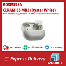 Load image into Gallery viewer, [🎶SG] ROSESELSA CERAMICS MK2  - Active Noise Cancelling, Bluetooth 6.0, IPX4, Game Mode True Wireless Earbuds

