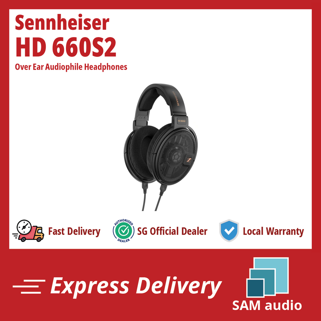 [🎶SG] Sennheiser HD 660S2 (HD660S2) - Over Ear Audiophile Headphones