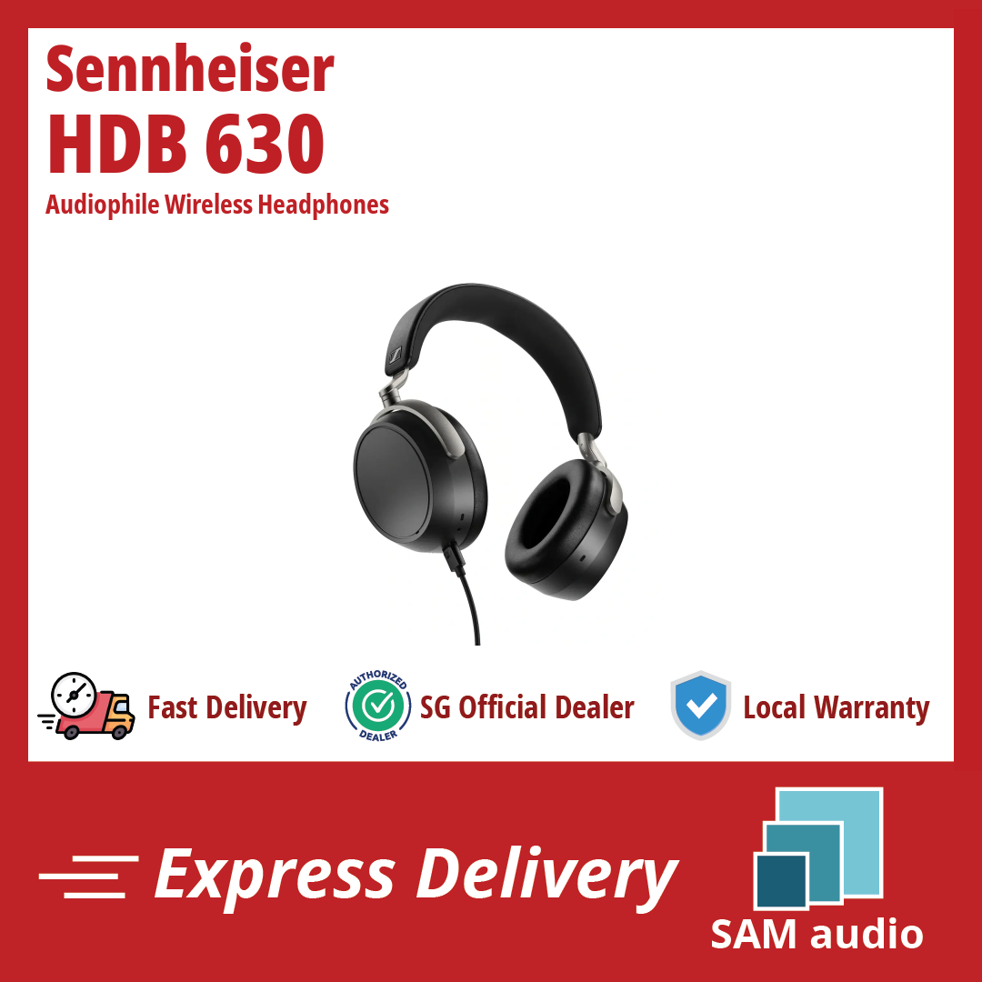 🎶SG] Sennheiser HDB 630 (HDB630) - Audiophile Wireless Headphones