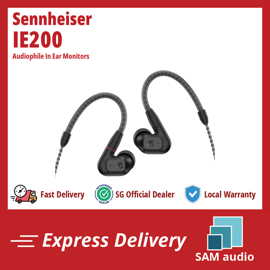 [🎶SG] Sennheiser IE 200 (IE200) - Audiophile In Ear Monitors IEM