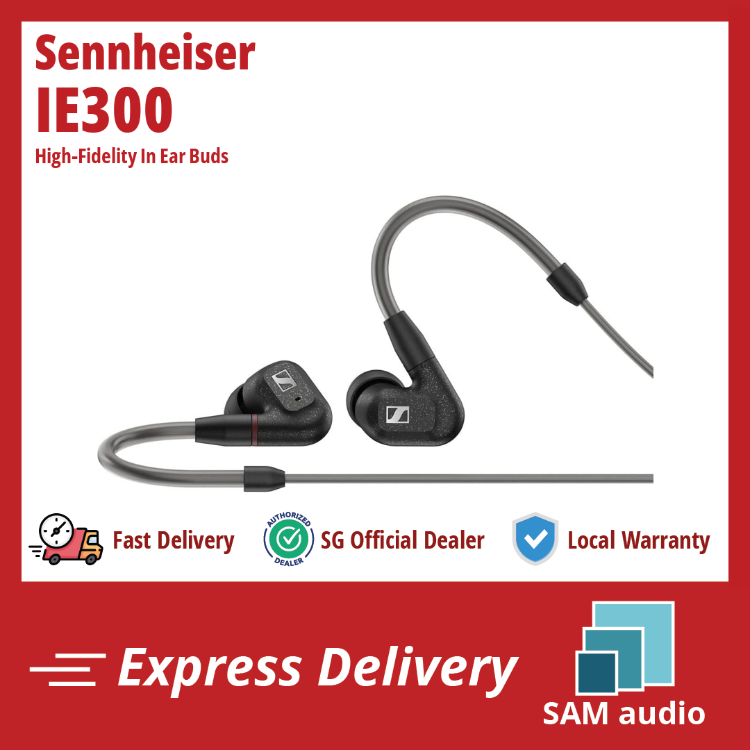 [🎶SG] Sennheiser IE 300 (IE300) - High-Fidelity In Ear Buds (IEM)