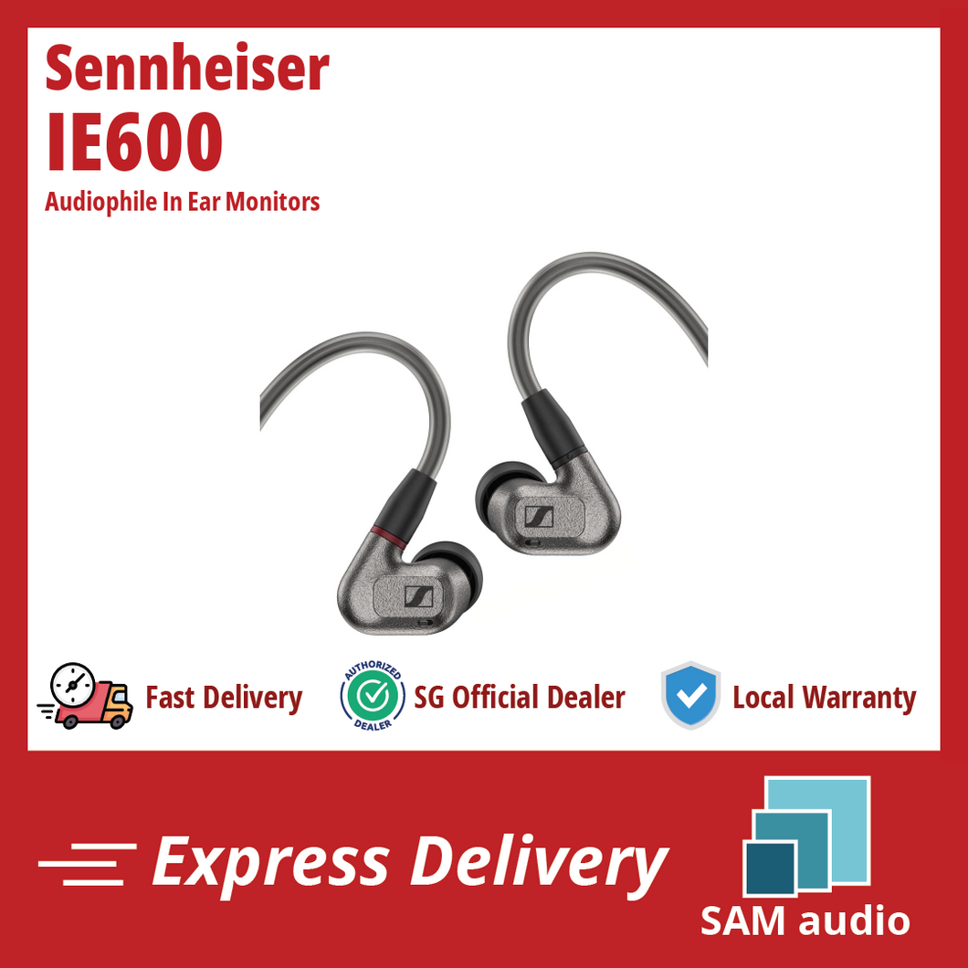 [🎶SG] Sennheiser IE 600 (IE600) - Audiophile In Ear Monitors (IEM)