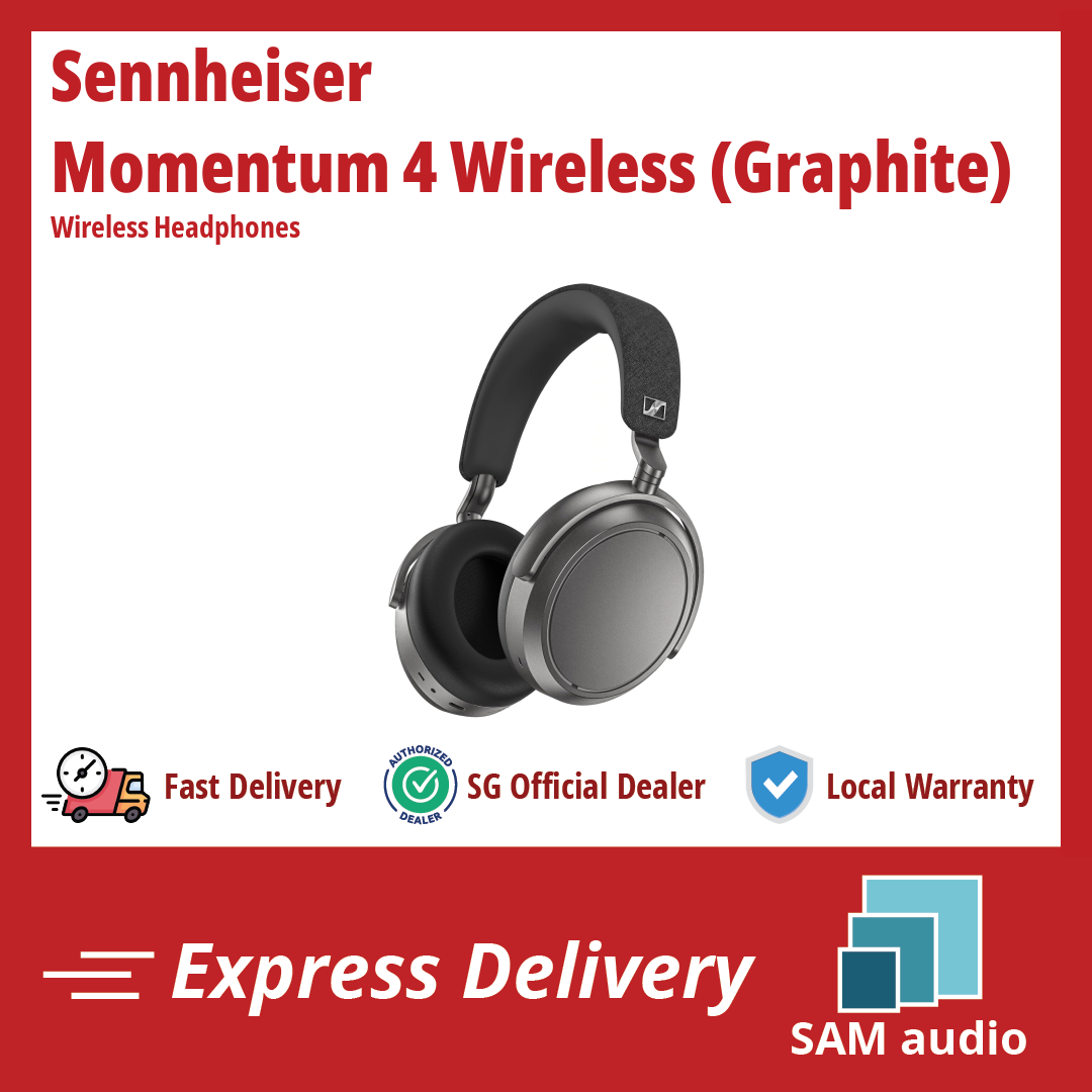 🎶SG] Sennheiser Momentum 4 Wireless Headphones – SAM Audio SG
