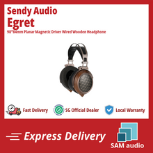 Load image into Gallery viewer, [🎶SG] SENDY AUDIO EGRET - 98*84mm Planar Magnetic Driver Wired Wooden Headphone
