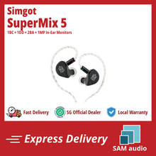 Load image into Gallery viewer, [🎶SG] Simgot SuperMix 5 - 1BC + 1DD + 2BA + 1MP In-Ear Monitor (Supermix5)
