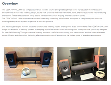 Load image into Gallery viewer, [🎶SG] Arte by Escart - Column Floor/Desktop Controller - Cylindrical Acoustic Tube
