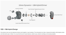Load image into Gallery viewer, [🎶SG] TINHIFI HUO - 1DD + 1BA Hybrid IEM

