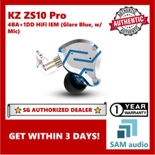 Load image into Gallery viewer, [🎶SG] KZ ZS10 PRO EARPHONE 4BA+1DD
