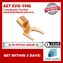 Load image into Gallery viewer, [🎶SG] AET EVO-YHG (EVO YHG) Y Lug Speaker Terminal Plug Hard Gold Plated (Set of 4)
