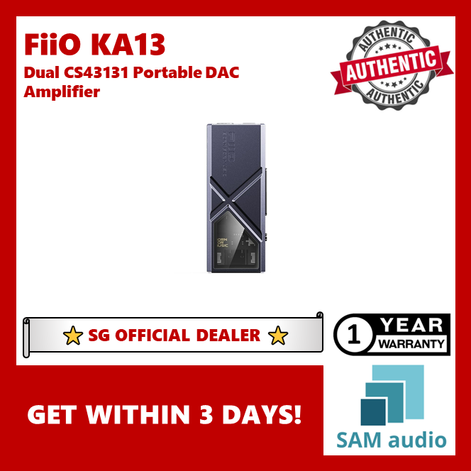 [🎶SG] FiiO KA13 Dual CS43131 DAC & Headphone Amplifier