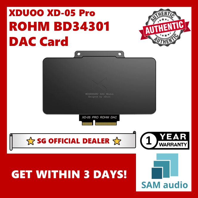 [🎶SG] XDUOO XD05 Pro ROHM BD34301 DAC Card Module