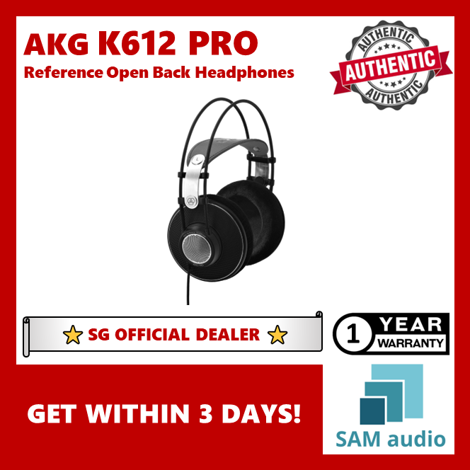 🎶SG] AKG K612 PRO Reference Open Back Headphones – SAM Audio SG