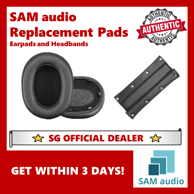 [🎶SG] SAM audio Replacement Earpads and Headbands for Hifiman, Sony, Bose, Marshall, Beyerdynamic