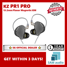 Load image into Gallery viewer, [🎶SG] KZ PR1 PRO 13.2mm Planar Magnetic In-Ear Earphones IEM With MIC

