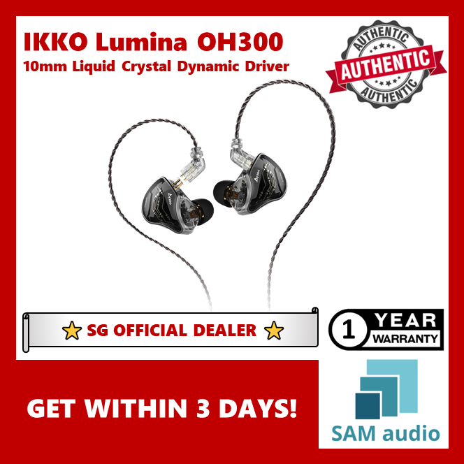 [🎶SG] IKKO Lumina OH300 Liquid Crystal Dynamic Driver IEMs Earphone