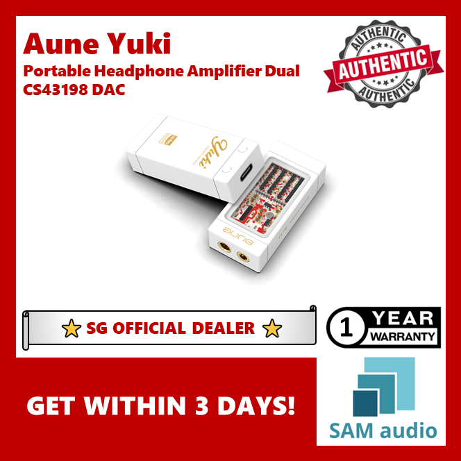 [🎶SG] Aune Yuki Portable Headphone Amplifier Dual CS43198 DAC