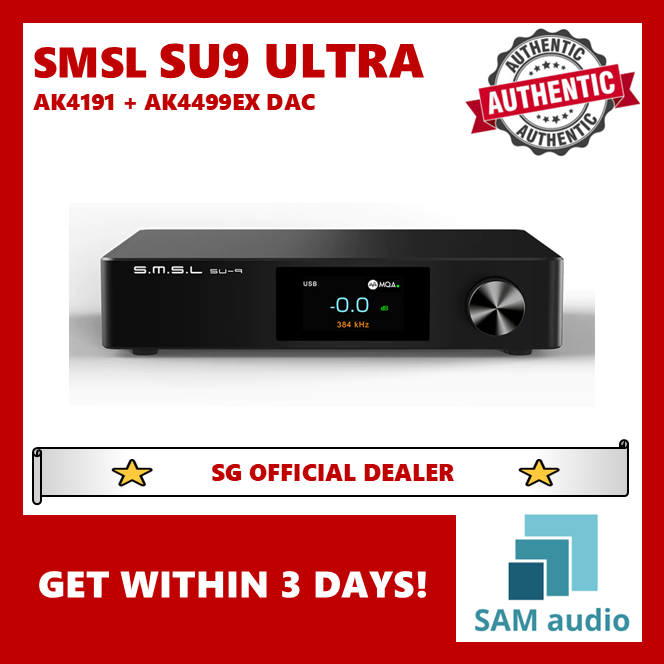 [🎶SG] SMSL SU-X (SUX) Dual ES9039MSPRO Digital to Analog Convertor (DAC)