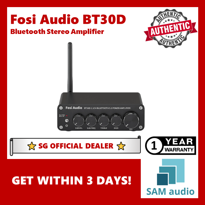 [🎶SG] FOSI AUDIO BT30D Bluetooth Stereo Amplifier