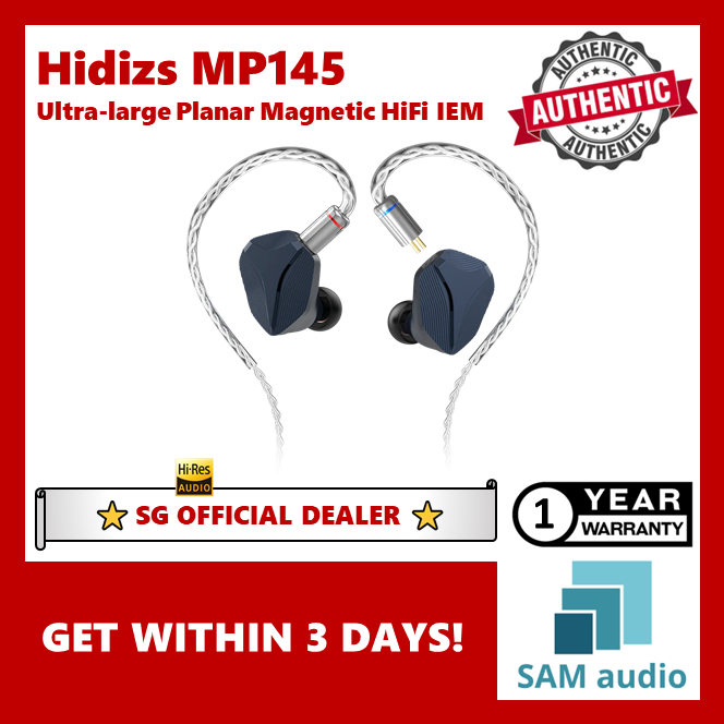 [🎶SG] Hidizs MP145 Ultra-large Planar Magnetic HiFi In-ear Mointors