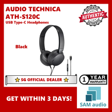 Load image into Gallery viewer, [🎶SG] AUDIO TECHNICA ATH-S120C USB Type-C Headphones
