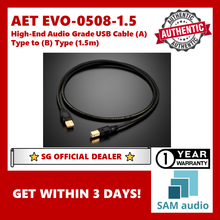 Load image into Gallery viewer, [🎶SG] AET EVO-0508 (EVO 0508) 1.5m Audio Grade USB2.0 Cable (A) Type to (B) Type
