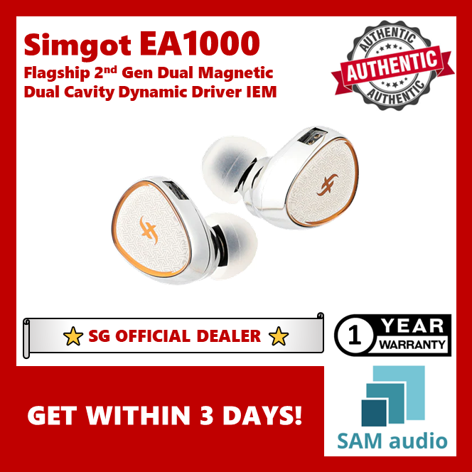 [🎶SG] SIMGOT EA1000 Fermat Flagship Dynamic Driver IEM