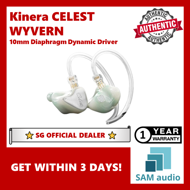 [🎶SG] Kinera Celest Wyvern 10mm Dynamic Driver In-Ear Monitor Earphones