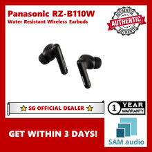 Load image into Gallery viewer, [🎶SG] PANASONIC RZ-B110W (B110W) Water Resistant Wireless Earbuds

