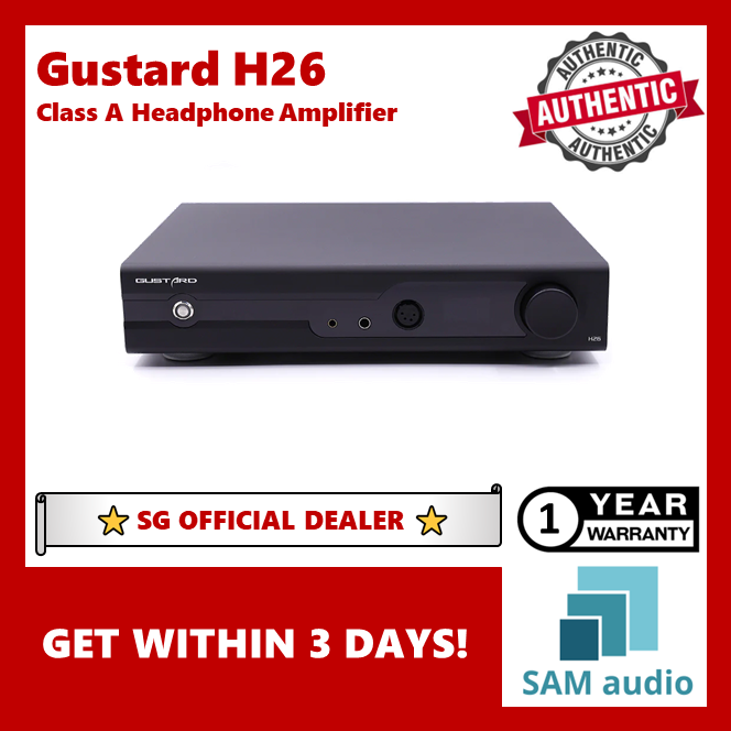[🎶SG] Gustard H26 Fully Balanced Discrete Class A Headphone Amplifier