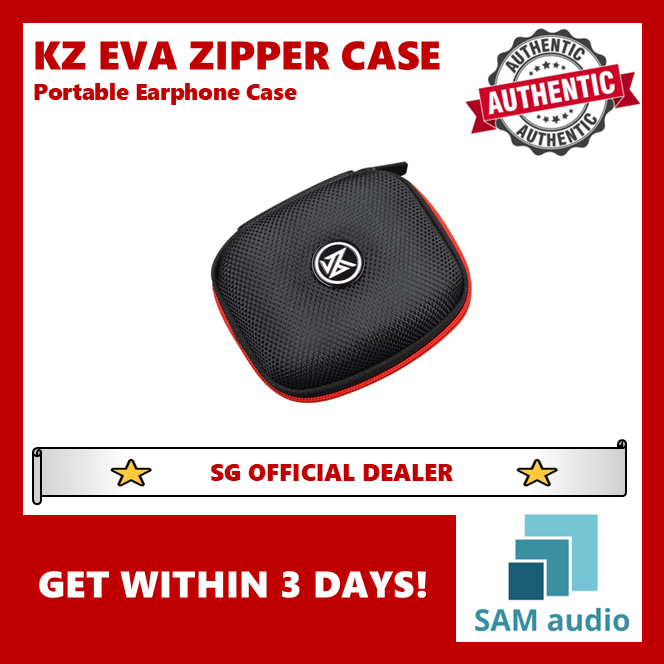 [🎶SG] KZ EVA ZIPPER CASE Portable Earphone Case