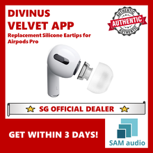 Load image into Gallery viewer, [🎶SG] DIVINUS VELVET APP Replacement Silicone Eartips for Airpods Pro
