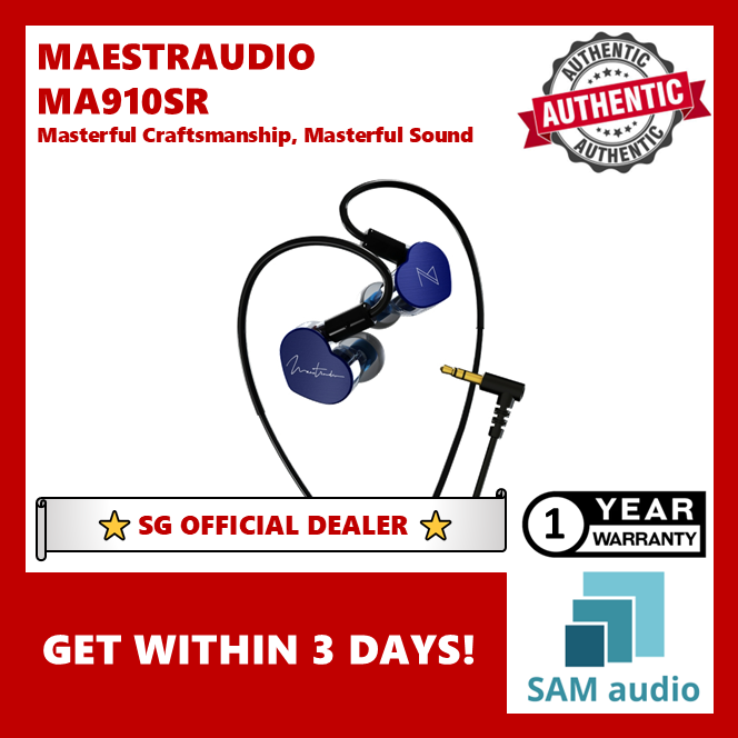 [🎶SG] MAESTRAUDIO MA910SR Japanese-made Monitoring Grade In-ear Monitors