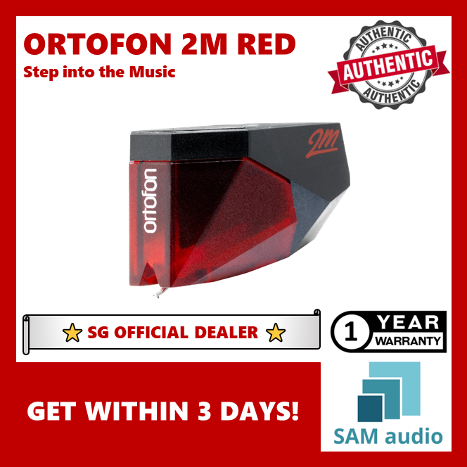 [🎶SG] ORTOFON 2M RED MM Moving Magnet Turntable Cartridge (Authorized by Ortofon - Genuine sealed package)