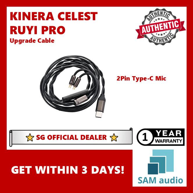 🎶SG] KINERA CELEST RUYI PRO Upgrade Cable – SAM Audio SG