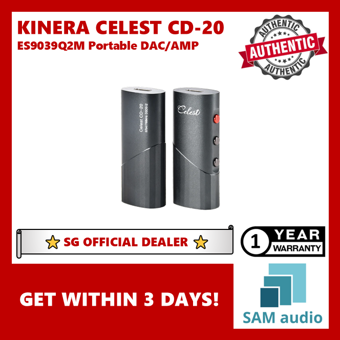 KINERA CELEST CD-20 (CD20) ES9039Q2M Portable DAC/AMP