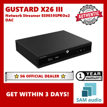 Load image into Gallery viewer, [🎶SG] GUSTARD X26 III Network Streamer ES9039SOROx2 Digital-to-Analog Convertor (DAC)

