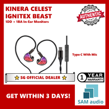 Load image into Gallery viewer, [🎶SG] KINERA CELEST IGNITEX BEAST 1DD + 1BA Hybrid Drivers In-Ear Monitors
