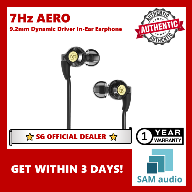 [🎶SG] 7Hz AERO 9.2mm Dynamic Driver In-Ear Earphone