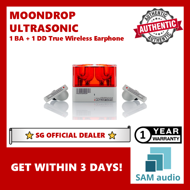 [🎶SG] MOONDROP ULTRASONIC 1BA + 1DD True Wireless Earphone (TWS)