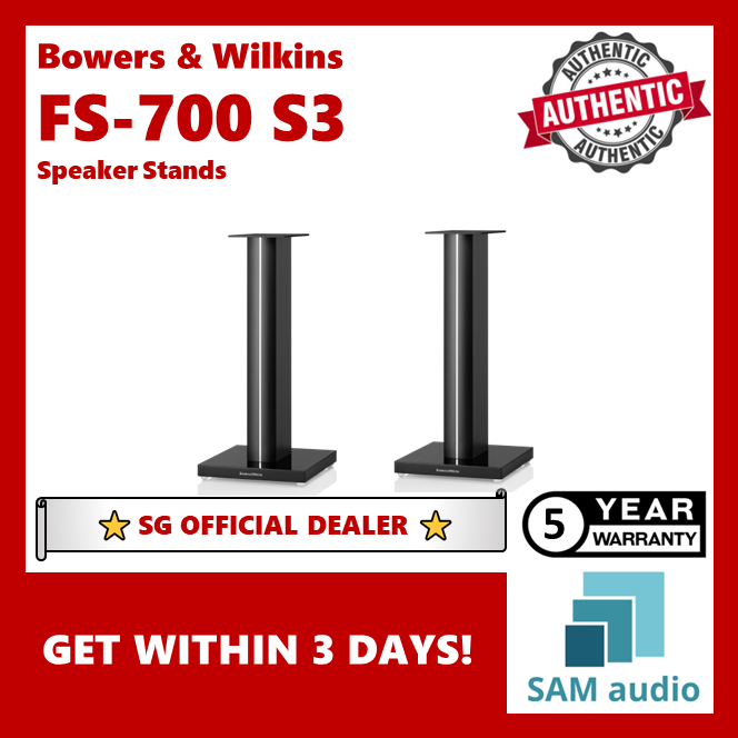 [🎶SG] BOWERS & WILKINS (B&W) FS‑700 S3 SPEAKER STANDS (PAIR)