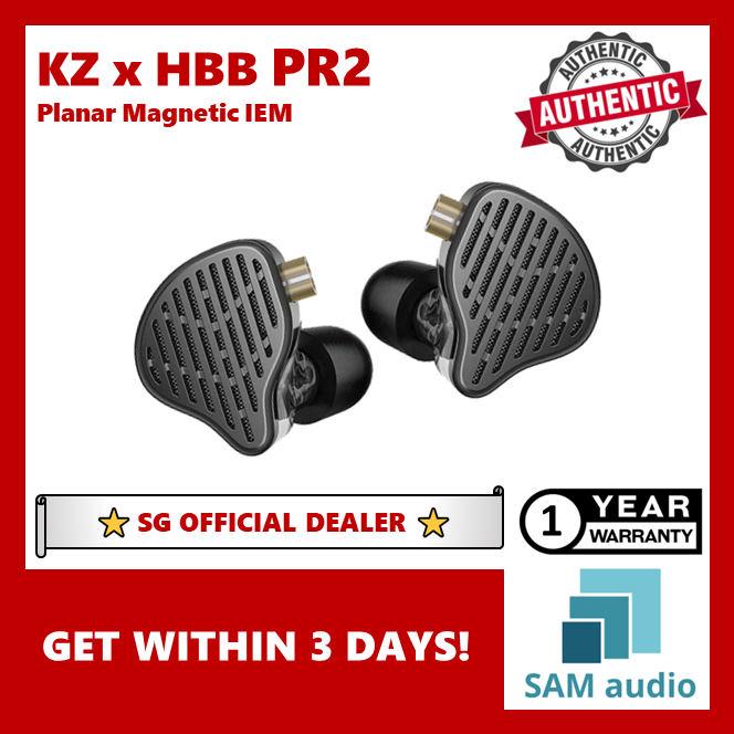 Earbuds Iem Planar Magnetic ?SG] KZ HBB PR2 Planar Driver Magnetic