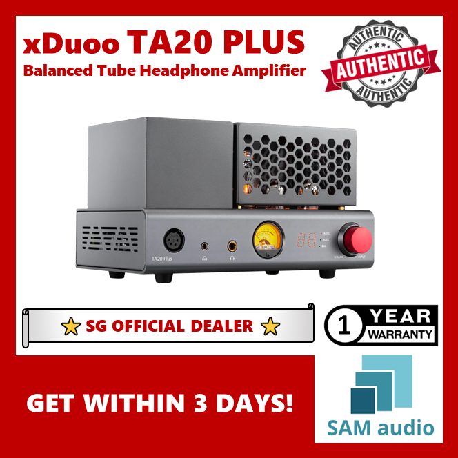 [🎶SG] xDuoo TA20 Plus Balanced Tube Headphone Amplifier
