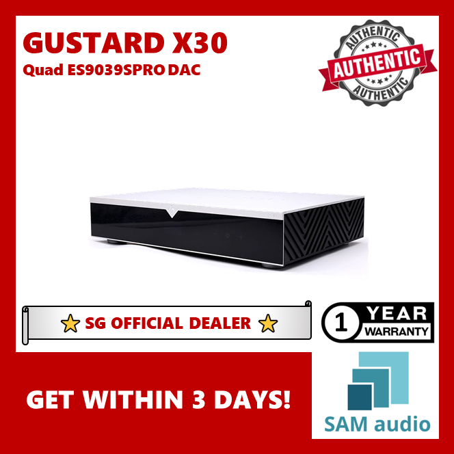 [🎶SG] GUSTARD X30 Quad ES9039SPRO Digital to Analog Converter (DAC)