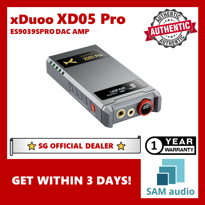 [🎶SG] xDuoo XD05 Pro (XD-05 Pro) Portable Desktop Grade ES9039SPRO DAC AMP