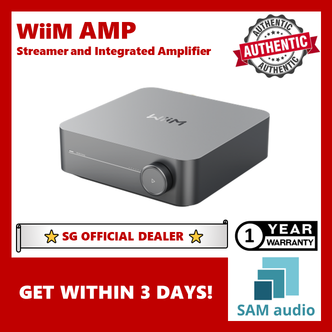 [🎶SG] WiiM AMP All In One Streamer and Integrated Amplifier, Power Amplifier (SG/UK PLUG)