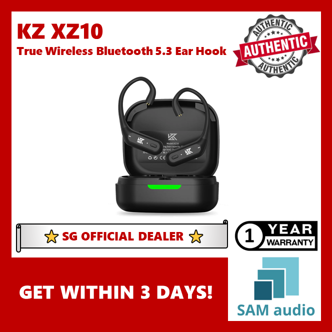 [🎶SG] KZ XZ10 True Wireless Bluetooth 5.3 Ear Hook