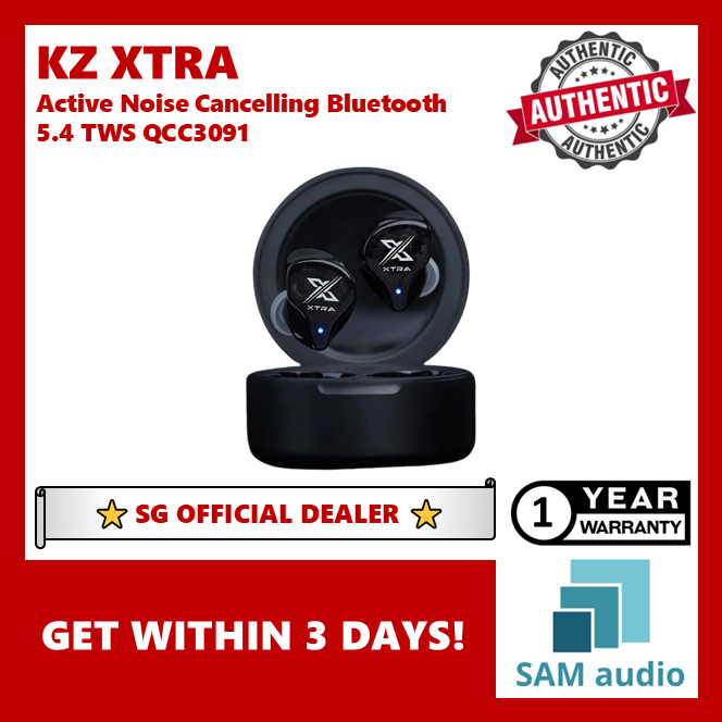 [🎶SG] KZ XTRA Active Noise Cancelling Bluetooth 5.4 TWS True Wireless Earbuds