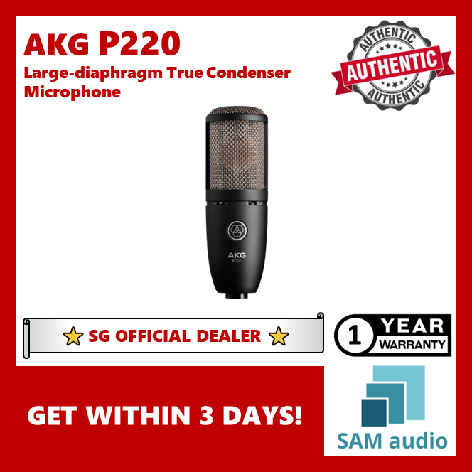 [🎶SG] AKG P220 Large Diaphragm True Condenser Microphone