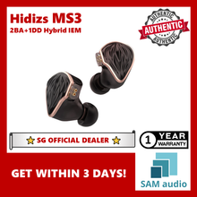 Load image into Gallery viewer, [🎶SG] HIDIZS MS3 2 Balanced Armature + 1 Dynamic Driver Hybrid IEM
